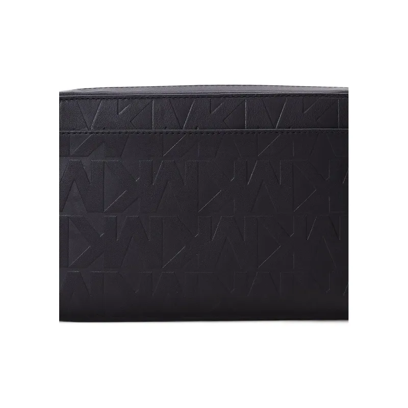 MICHAEL KORS Hudson Cow Leather Clutches Wallets Men's Black-3