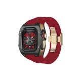 Black Bezel, Red Strap