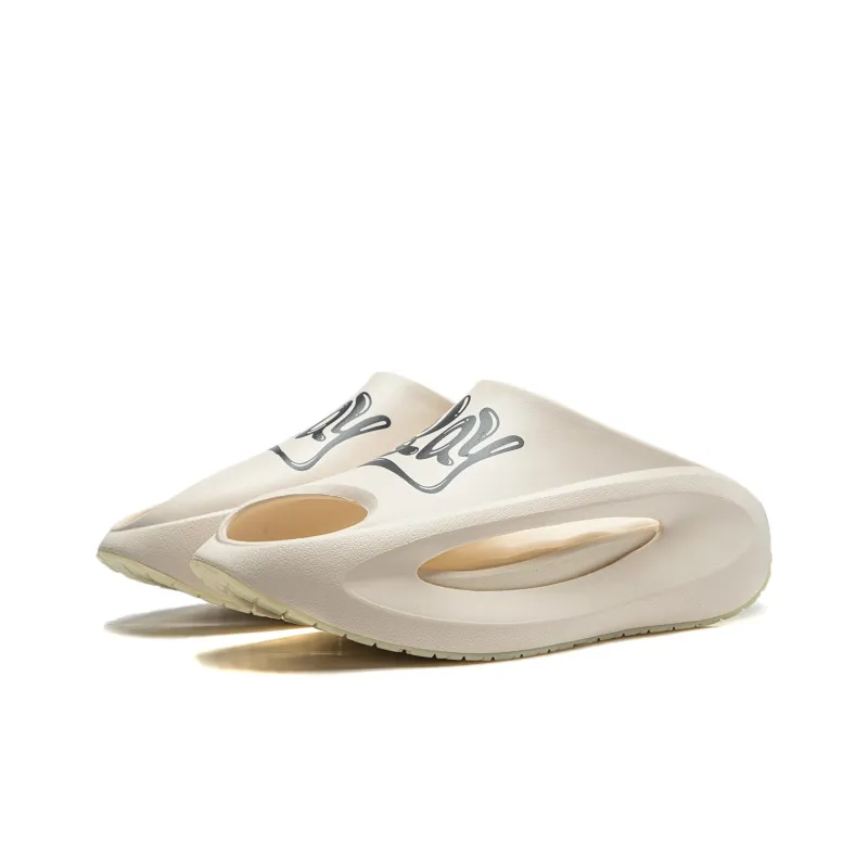LiNing Yun You Slay Slide Slippers Unisex Ecru-2