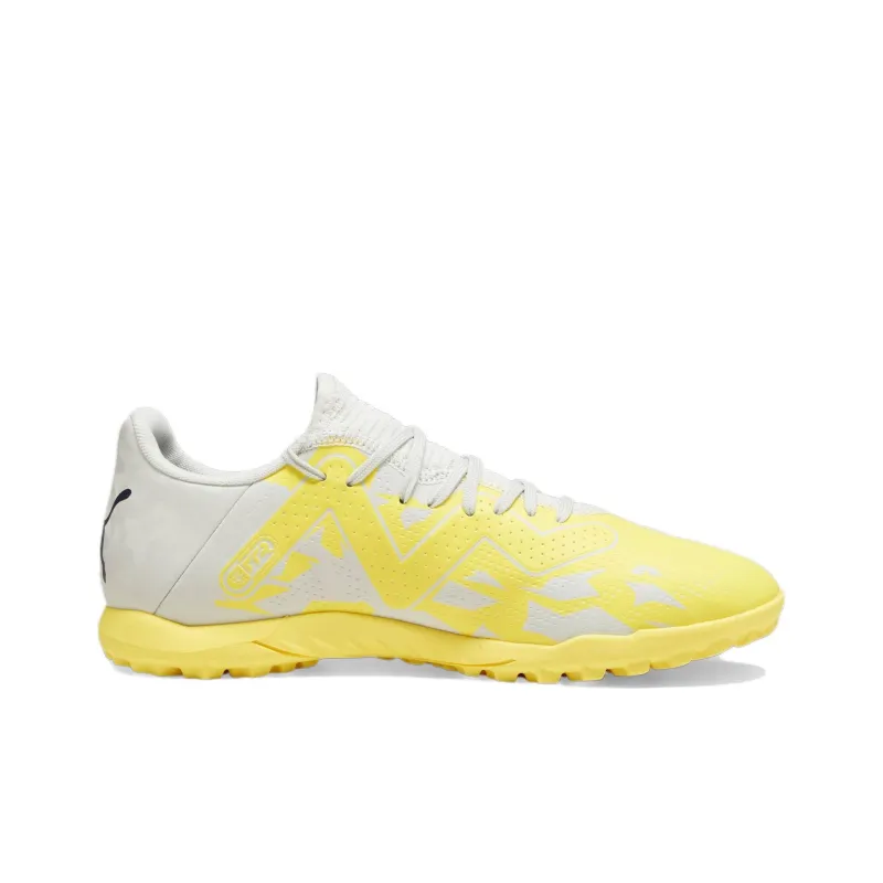 PUMA Future Play TT Rubber Broken Studs Slip Resistant Soccer Shoes Men's Yellow White-1