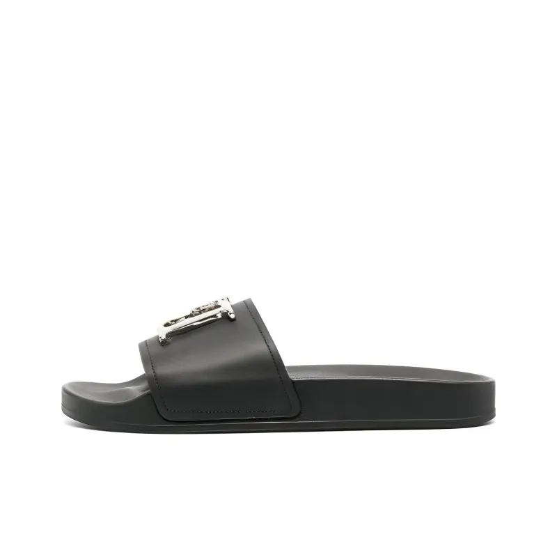 DSQUARED 2 Logo Plaque Slip On Slides Women's-0