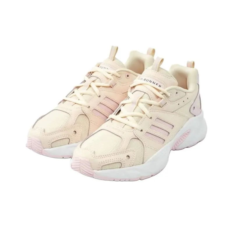 Adidas JZ Runner Cushioned Wear Resistant Breathable Lightweight Low Top Casual Running Shoes Unisex Apricot Pink-2