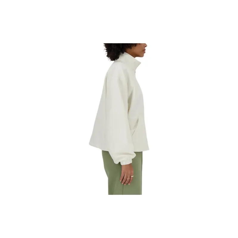 New Balance Sport Essentials Oversized Jacket Jackets Coats Women's White-2