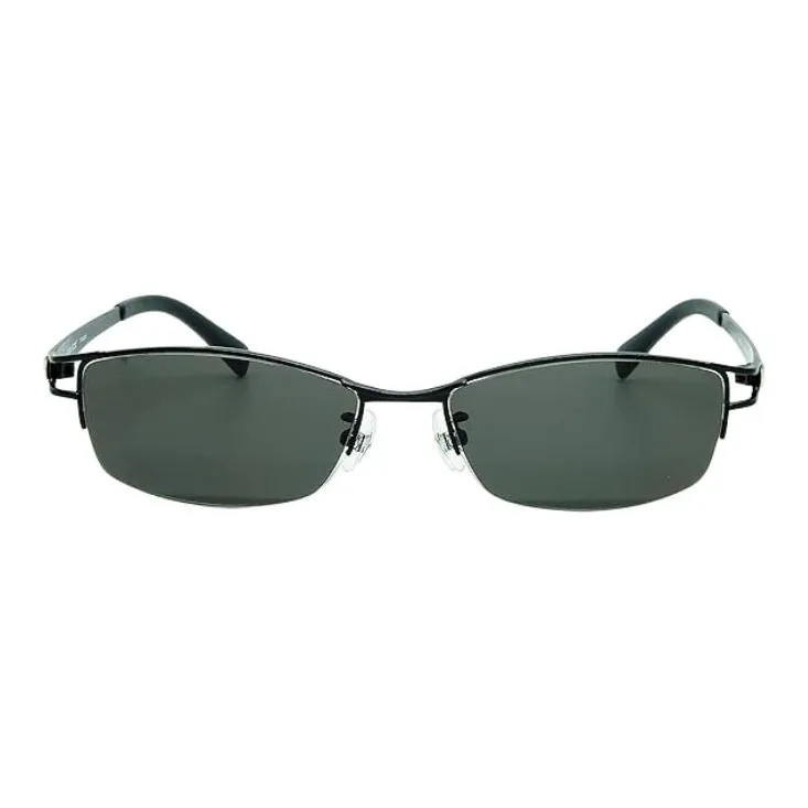 Police Titanium Irregular Shape Sunglasses Unisex Black-1
