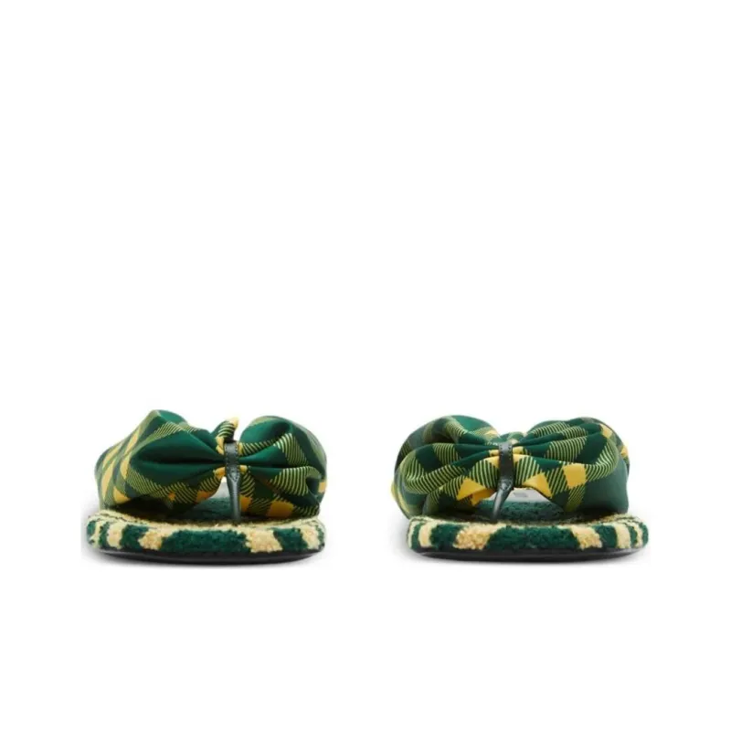 Burberry Flip Flops Women's Green-2