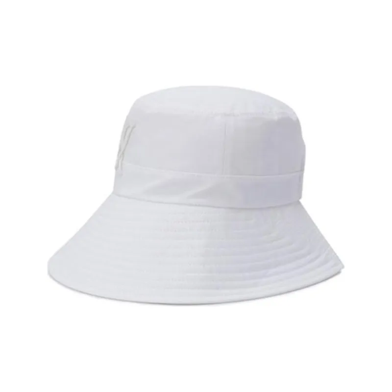 VERSACE Nylon Polyester Cotton Bucket Hats Women's White-1