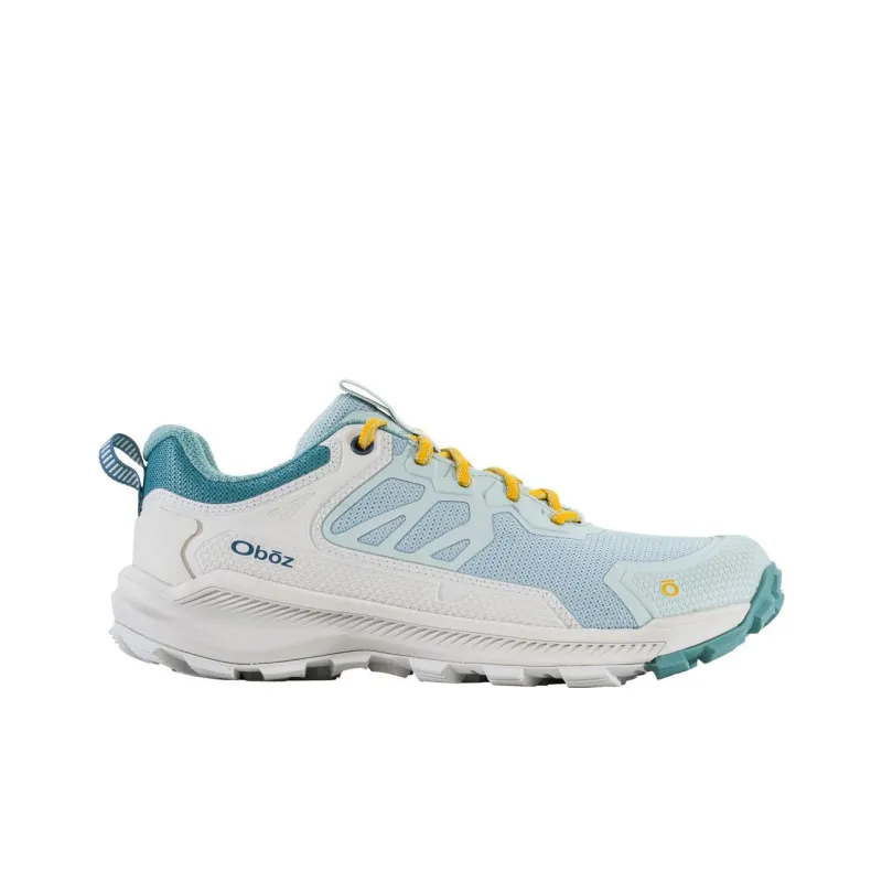 Oboz Footwear Katabatic Shock-absorbing And Waterproof Low-Top Outdoor Shoes Women's Blue Gray-1