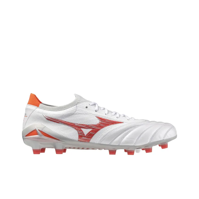 Mizuno Morelia Neo 4 Beta Made In Japan 'Super White Pearl Red'-1