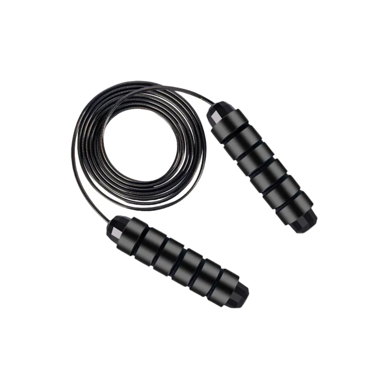 AMYUP Fitness Training Non Countable Jump Ropes Fitness Crowd Sponge Controller PPPVC Steel Wire Rope 2.8m-0
