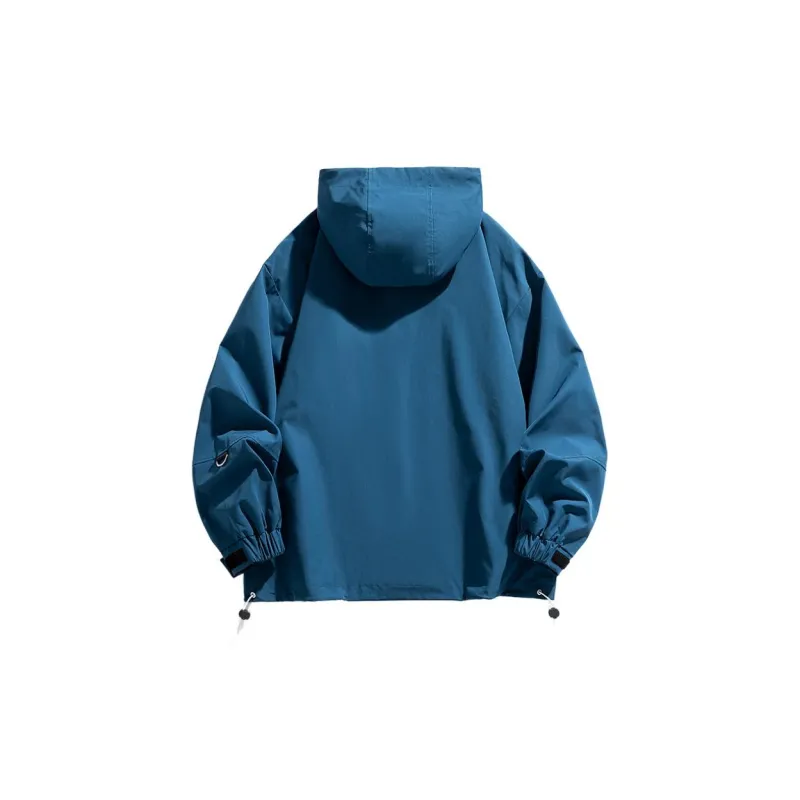 JEEP SPIRIT Waterproof And Windproof Windbreaker Jacket Unisex-3