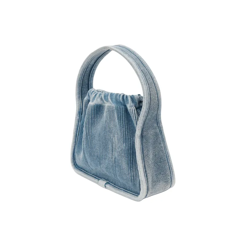 Alexander Wang Ryan Cotton With Nylon Handbag Trumpets Women's Blue-1