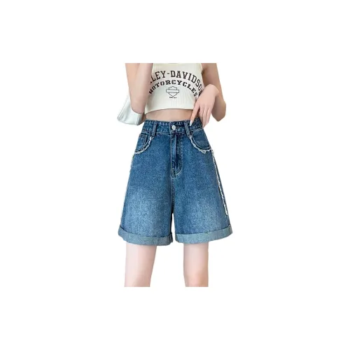 Yench'a Denim Shorts Women's Blue