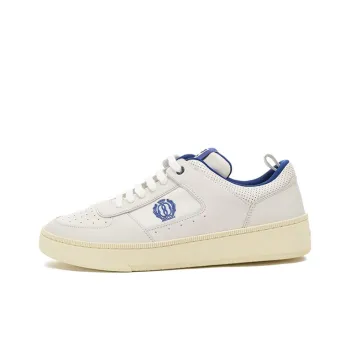 BALLY Raise Series Low Top Skateboard Shoes Men's White Blue