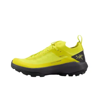 Arcteryx Vertex GTX Anti Slip Wear Resistant Low Top Hiking Trekking Shoes Women's Yellow