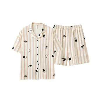 PBENO PD Pajama Set Women's White Pink
