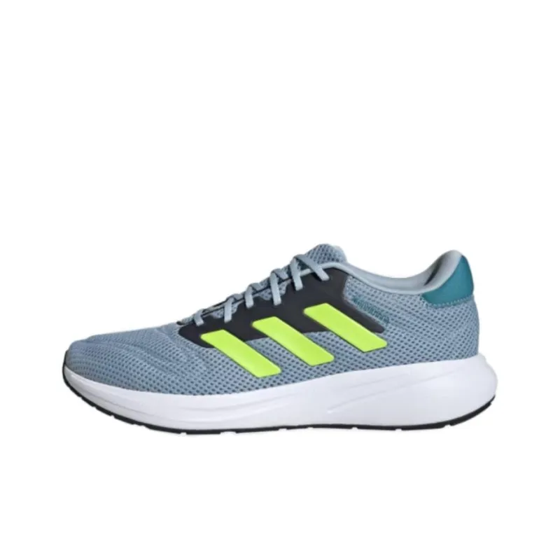 Adidas Response Abrasion Resistant Breathable Low Top Running Shoes Unisex Blue Green-0