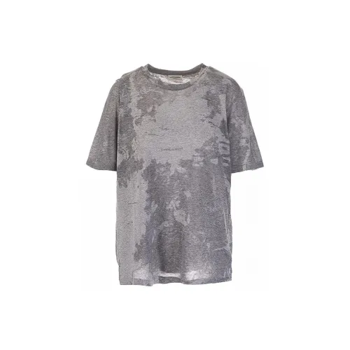 SAINT LAURENT T-Shirts Women's Gray