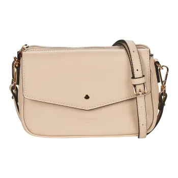 H HEXAGONA PARIS Synthetic Leather Shoulder Bag, Crossbody Bag Women's Light Umber
