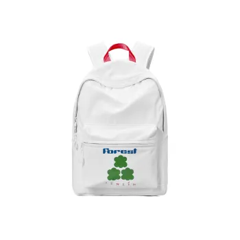 FINITE LOOP Recycled Polyester Backpack Regular Unisex White