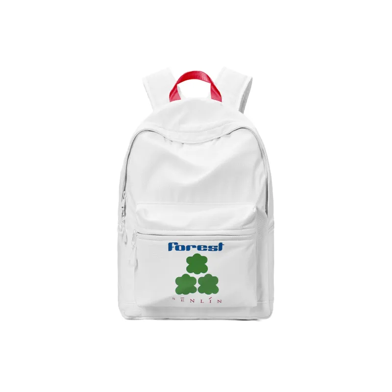 FINITE LOOP Recycled Polyester Backpack Regular Unisex White-0