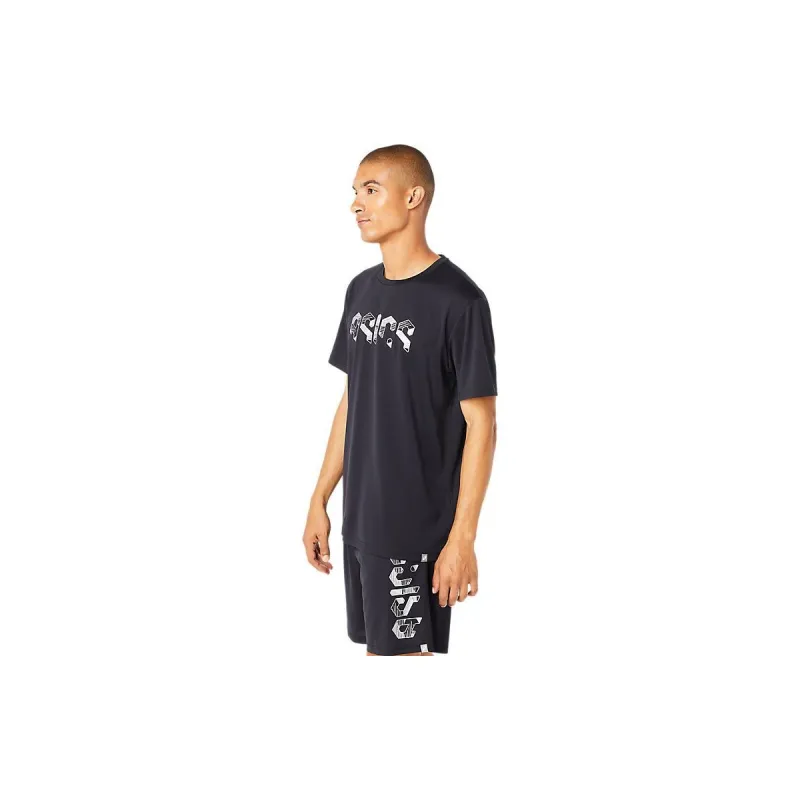 Asics T-Shirt Men's Performance Black X Silver-1