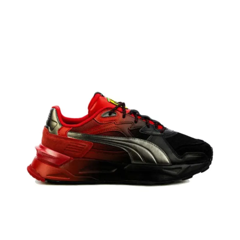 PUMA FERRARI MIRAGE SPORT Cushioned Wear-Resistant Slip-Resistant Low-Top Running Shoes Men's Red Black-1