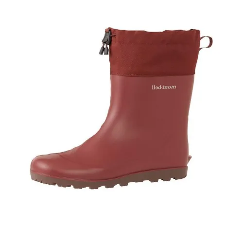 MONTBELL Rain Boots Unisex Burgundy