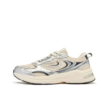 QIAODAN Kaiyuan SE Running Shoes Women's Low-Top White Silver