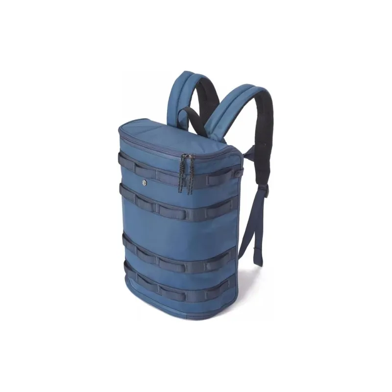 FREQUENTFLYER Nylon Fabric Backpack Large Size Unisex Dancing Blue-3