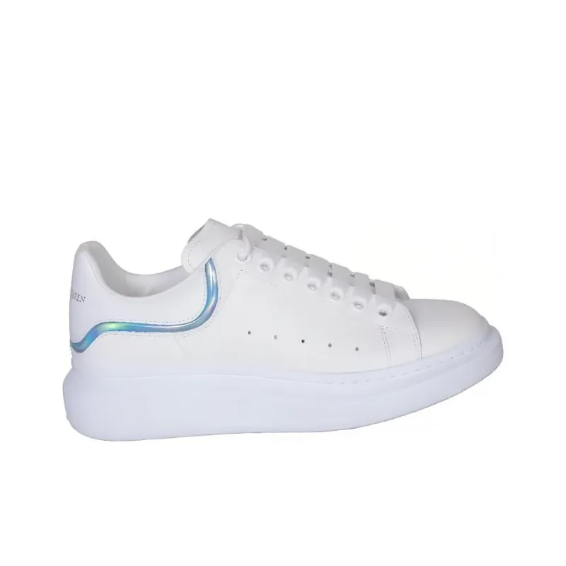 Alexander McQueen Oversized White Iridescent Stripe-1