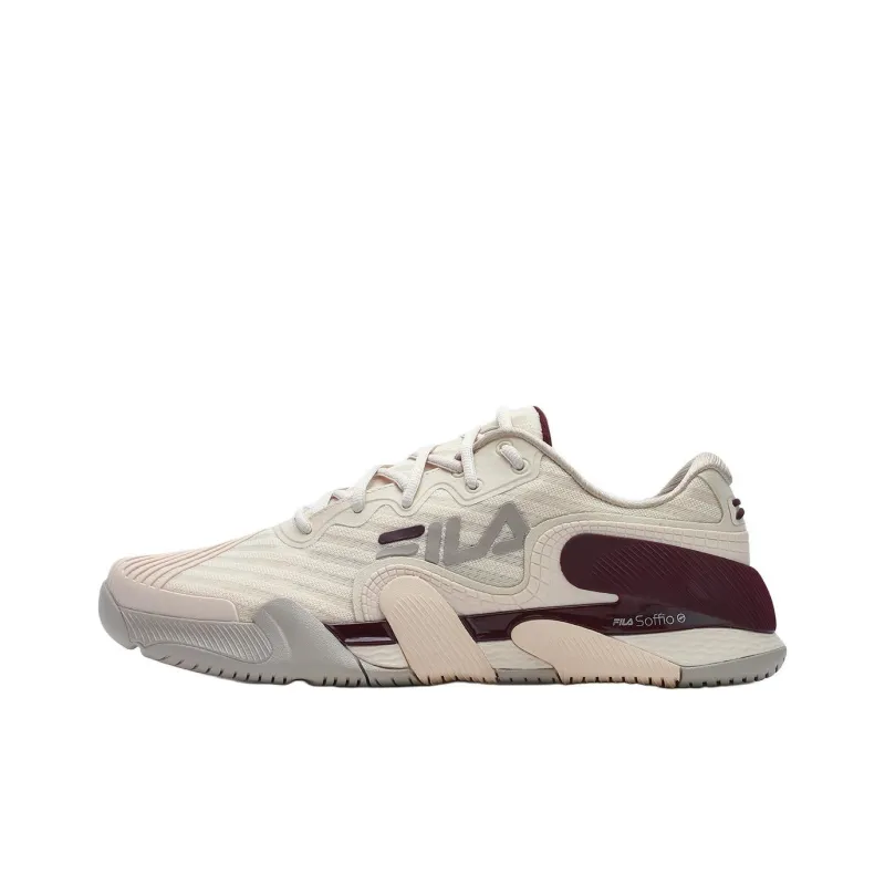 FILA POTENZA Abrasion Resistant Breathable Support Low Top Tennis Shoes Men's Ecru-0