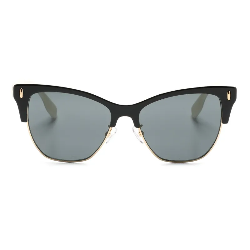 TORY BURCH Irregular Shape Sunglasses Unisex Black-1