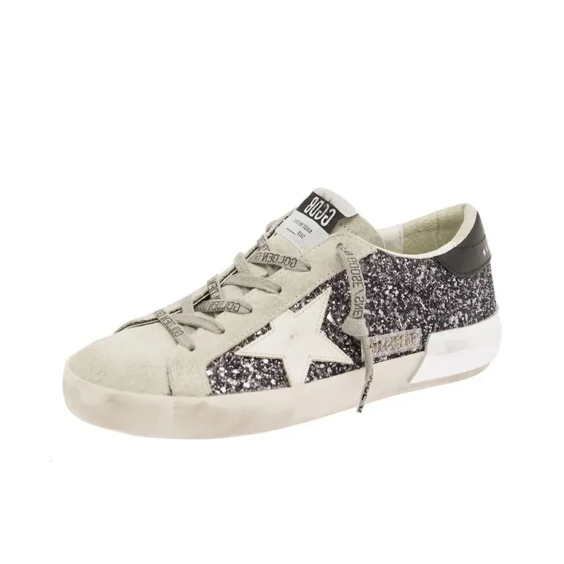 Golden Goose Baskets Superstar Glitter Sneakers-3