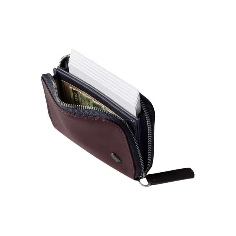 BELLROY Cow Leather Wallet Mini Unisex Merlot Brown-1