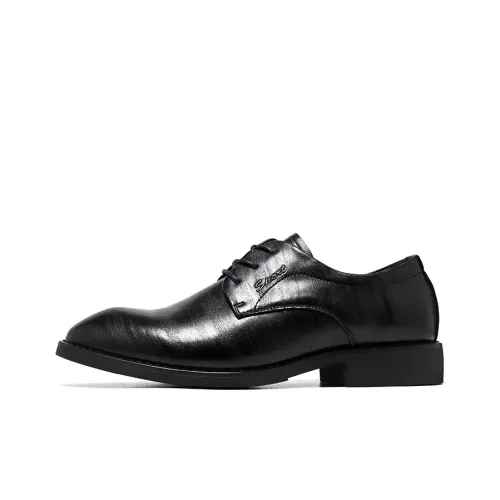 DOUBLE STAR 88 Dress Shoes Men Low-Top Black