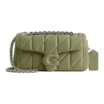 COACH Tabby Nappa Leather Wine God Bag Handbag Shoulder Bag Small Size Women's Moss Green