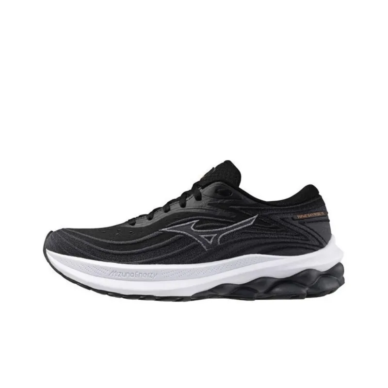 Mizuno Women's Wave Skyrise 5 'Black White Nasturtium' Women's-0