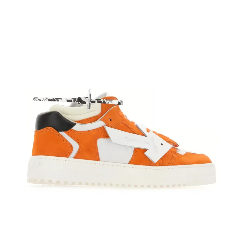 OFF WHITE Floating Arrow Low White Orange-3