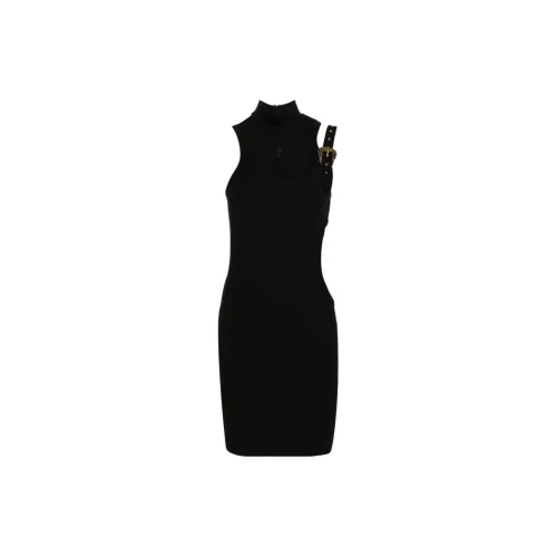 VERSACE JEANS Sleeveless Dress Women's Black