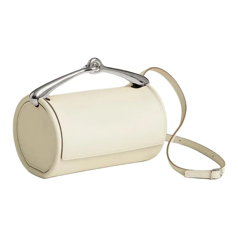 HERMES Maximors Swift Calfskin Crossbody Bag Shoulder Bag Women's I2 Nata Cream White-1