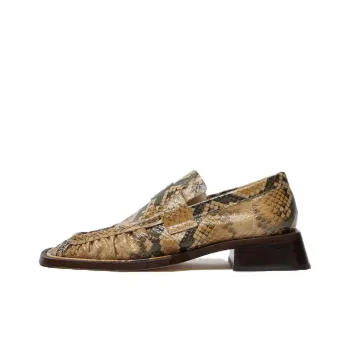 MIISTA Loafers 3cm Women's Yellow