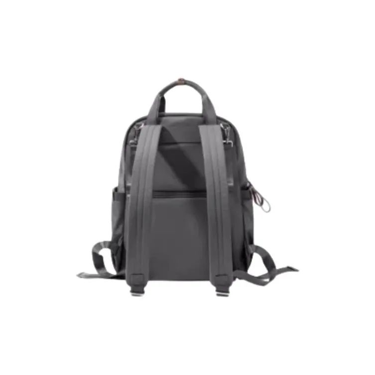 LEFF Nylon Fabric Baby And Mom Backpack Large Size Women's Stone Gray-3
