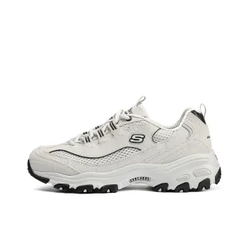 Skechers D'LITES 1.0 Cushioned Wear Resistant Breathable Low Top Chunky Sneakers Women's