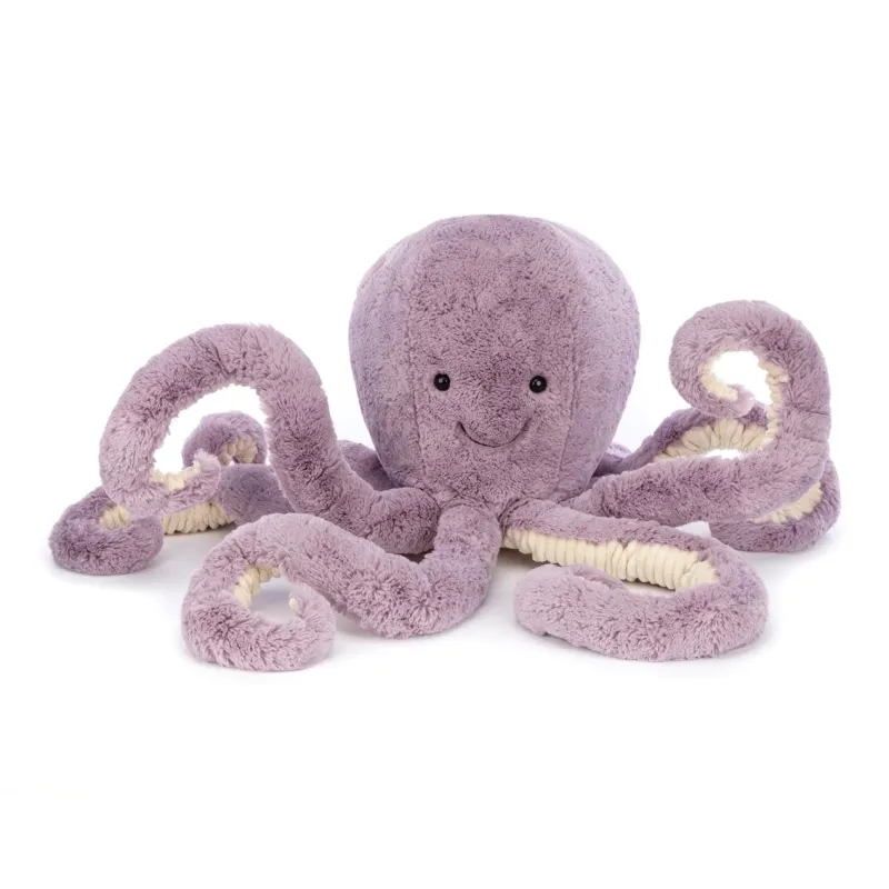 JELLYCAT Ocean Series Maya Little Squid Extra Large Dolls Plush Doll 76cm Height-3