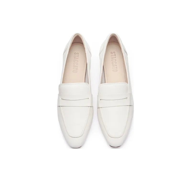 Staccato Casual Penny Shoes Chunky Heel Loafers 4cm Women's-7