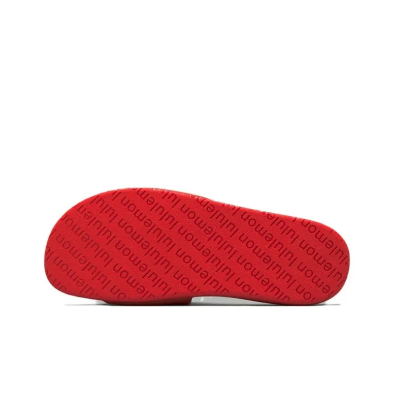 Lululemon Restfeel Slide Rubber Sole Slip Resistant Slide Slippers Men's Orange-3