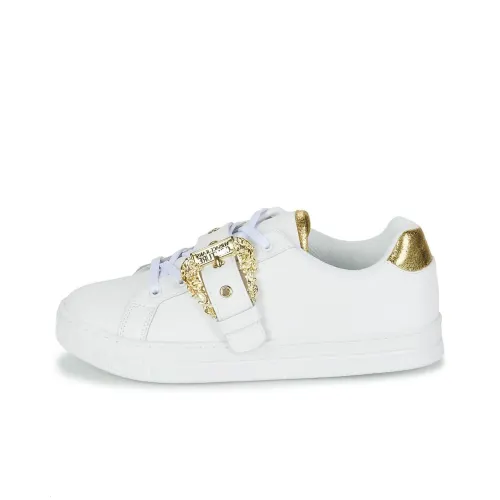 VERSACE JEANS Skateboard Shoes Women's Low-Top White