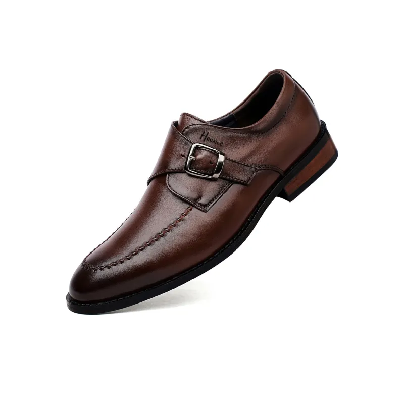 Extravagant Dress Shoes Men's Brown-2