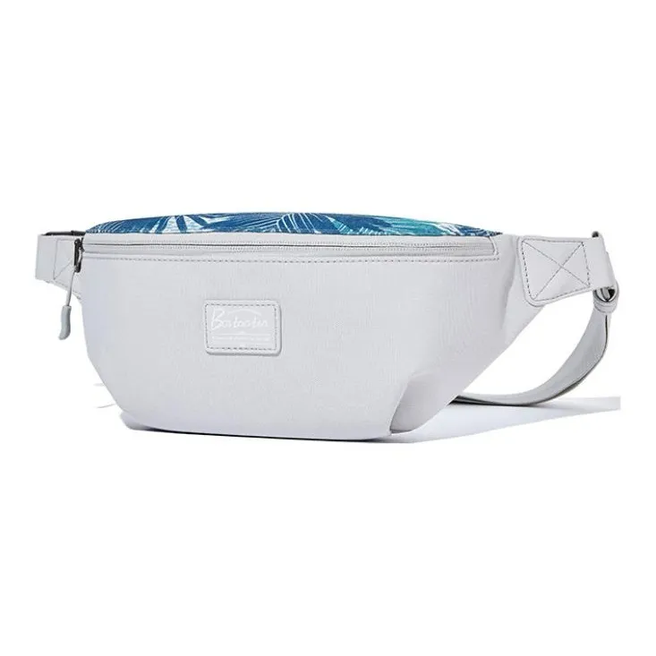 BOSTANTEN Fabric Shoulder Bag Crossbody Bag Sling Bags Unisex Gray White-1