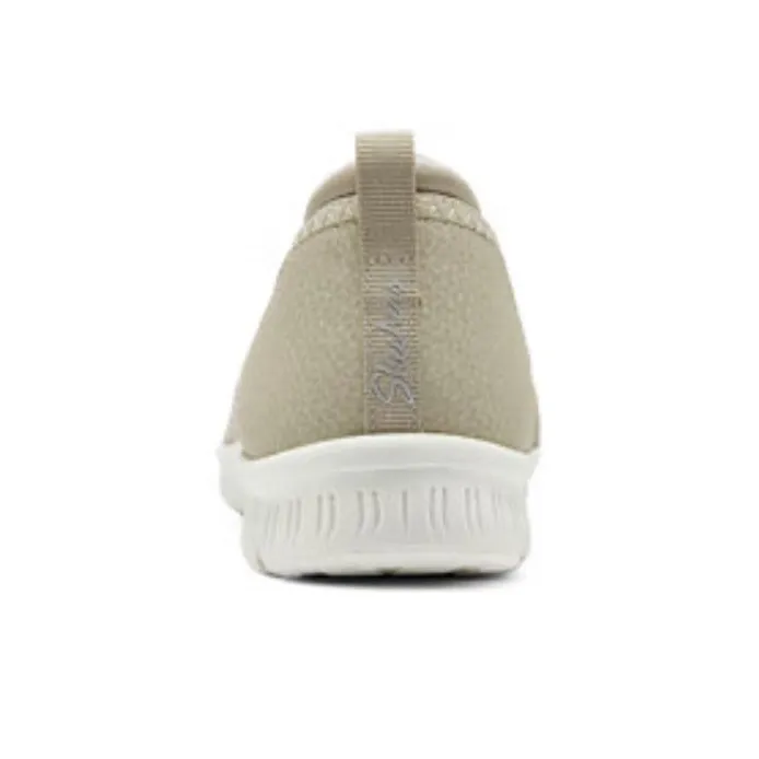Skechers Cushioning Wear Resistant Low Top Casual Shoes Women's Taupe-3